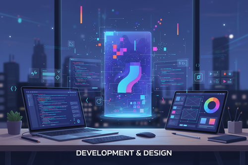 a development and design service being represented