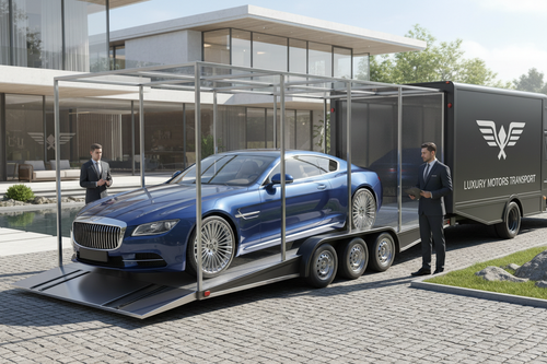 Delivery of luxury vehicle 